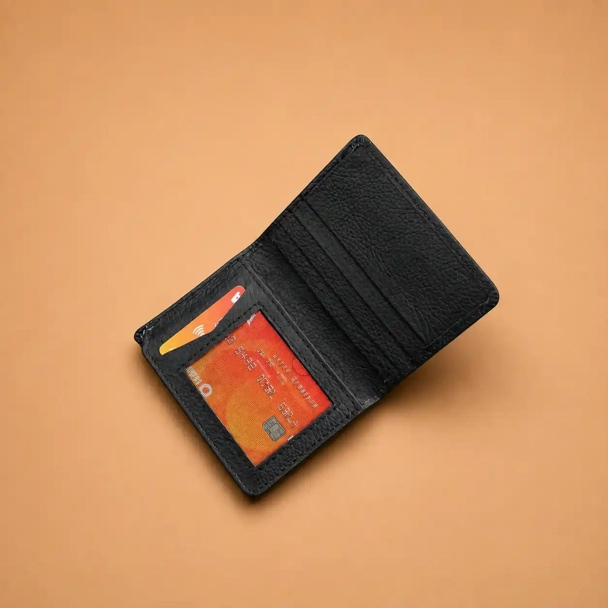 DW-SLEEK Premium Leather Bifold Wallet